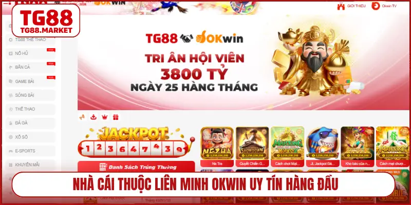 Nhà cái thuộc liên minh OKWIN uy tín hàng đầu